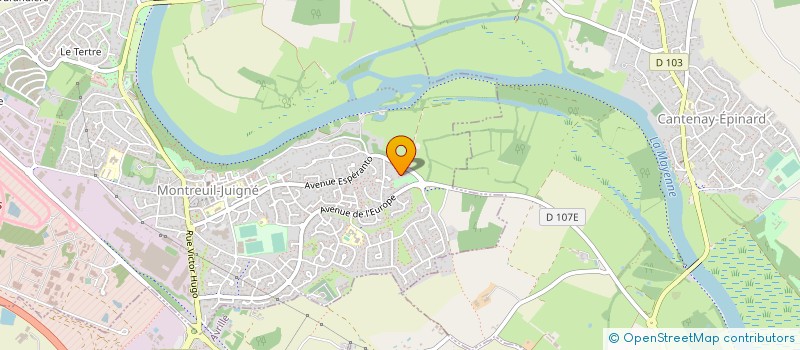 localisation de l'entreprise SCI DE L'ECLUSE SAYA  MONTREUIL-JUIGNE