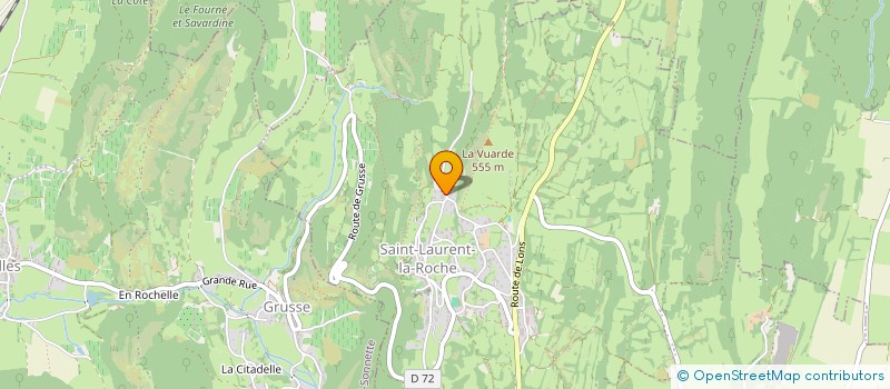 localisation de l'entreprise SCI DE L'ECODOMAINE DE LA VUARDE  LA CHAILLEUSE