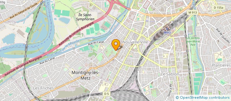 localisation de l'entreprise SCI DE L ECOLE à MONTIGNY-LES-METZ