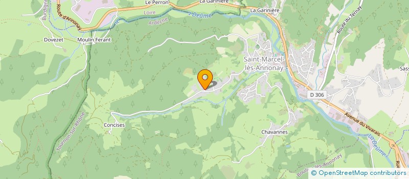 localisation de l'entreprise SCI DE L'ECOLE à SAINT-MARCEL-LES-ANNONAY