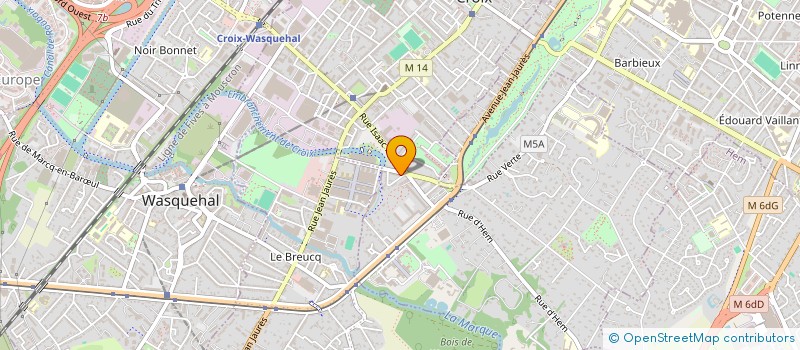 localisation de l'entreprise SCI DE L'ECOLE DU BLANC MESNIL DE CROIX à CROIX