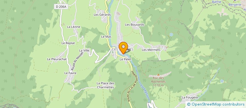 localisation de l'entreprise SCI DE L'ECONOME Y  LES DESERTS