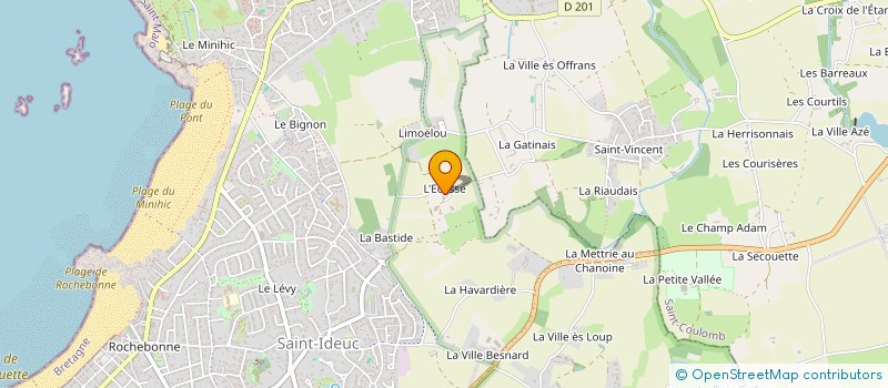 localisation de l'entreprise SCI DE L'ECOSSE  SAINT-MALO