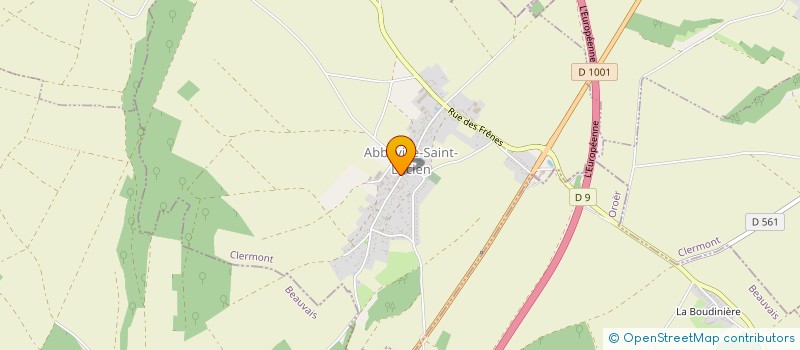 localisation de l'entreprise SCI DE L'ECRIN  ABBEVILLE-SAINT-LUCIEN