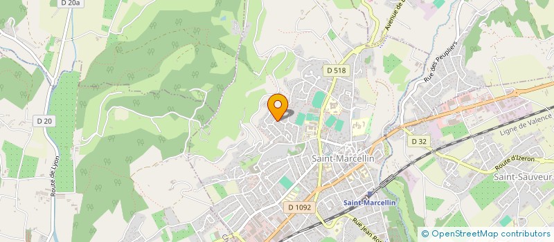 localisation de l'entreprise SCI DE L'ECU  SAINT-MARCELLIN