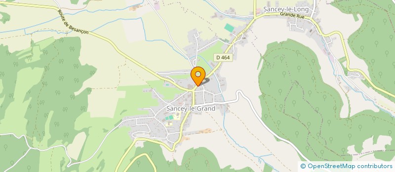 localisation de l'entreprise SCI DE L'ECUREUIL  SANCEY