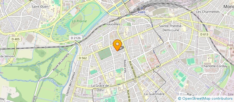 localisation de l'entreprise SCI DE L'ECUREUIL à CAEN