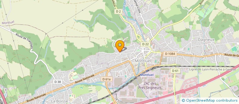 localisation de l'entreprise SCI DE L'ECUREUIL  MONTLUEL