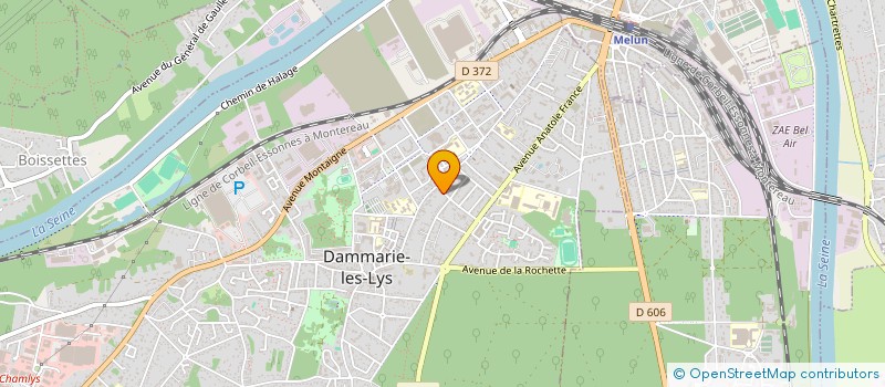 localisation de l'entreprise SCI DE L ECURIE BACOTTE à DAMMARIE-LES-LYS