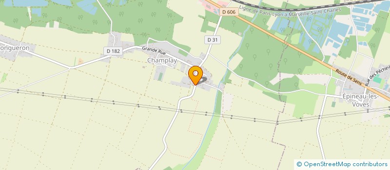 localisation de l'entreprise SCI DE L EDELWEISS à CHAMPLAY