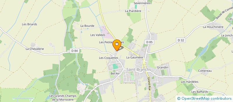 localisation de l'entreprise SCI DE L'EDEN  SAINT-BRANCHS