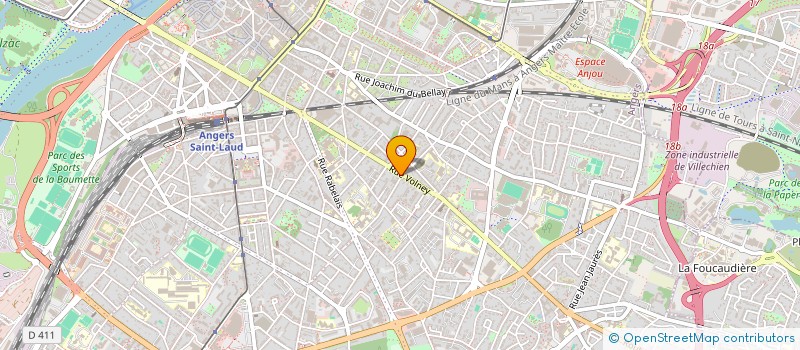 localisation de l'entreprise SCI DE L'EDEN à ANGERS