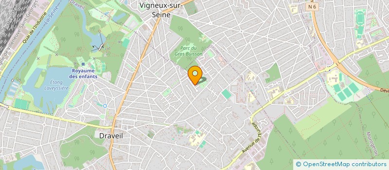 localisation de l'entreprise SCI DE L'EDIAN à DRAVEIL
