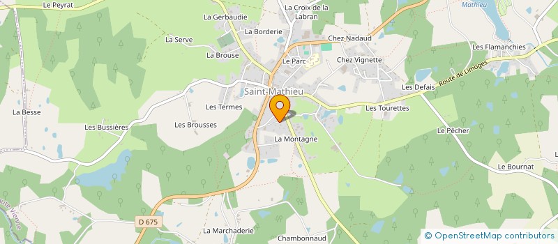 localisation de l'entreprise SCI DE L EFFRAIE  SAINT-MATHIEU