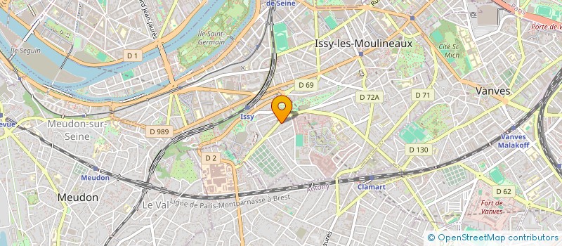 localisation de l'entreprise SCI DE L EGALITE à ISSY-LES-MOULINEAUX