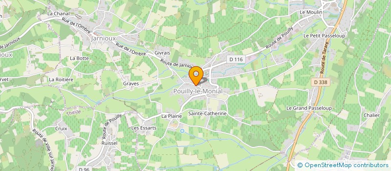 localisation de l'entreprise SCI DE L EGALITE à PORTE-DES-PIERRES-DOREES