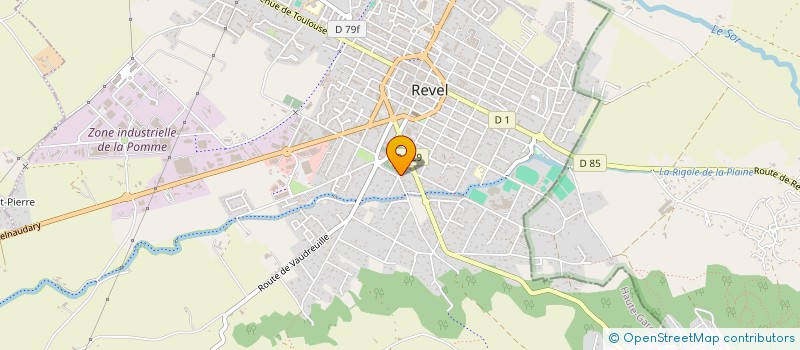 localisation de l'entreprise SCI DE L'EGALITE  REVEL