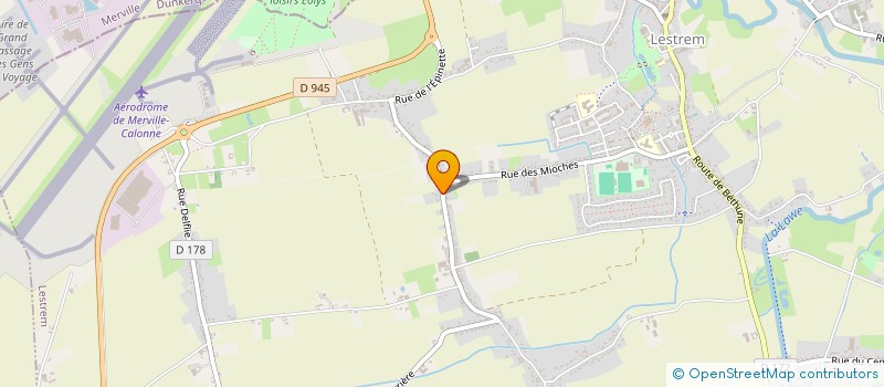 localisation de l'entreprise SCI DE L'EGALITE  LESTREM