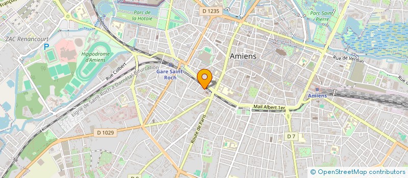 localisation de l'entreprise SCI DE L EGLISE à AMIENS