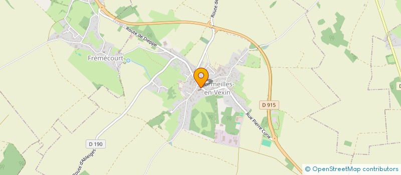 localisation de l'entreprise SCI DE L'EGLISE  CORMEILLES-EN-VEXIN