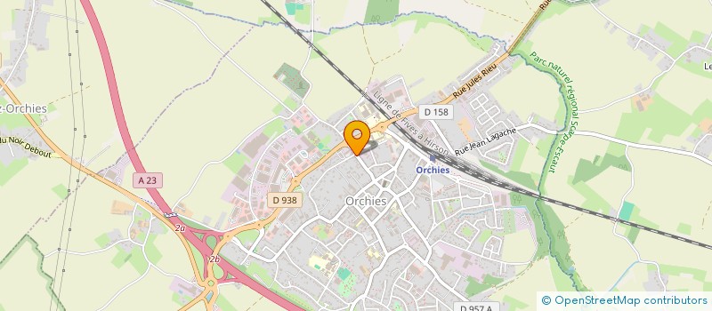 localisation de l'entreprise SCI DE L EGLISE à ORCHIES