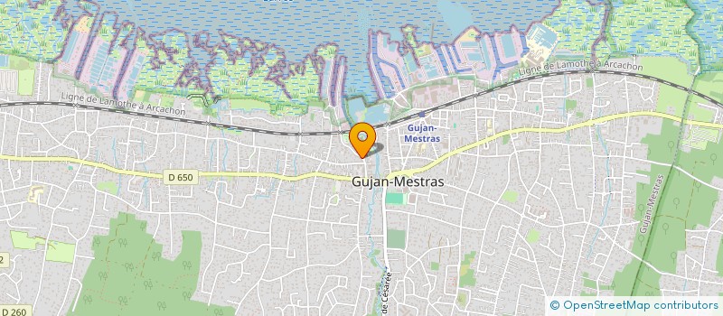 localisation de l'entreprise SCI DE L'EGLISE à GUJAN-MESTRAS