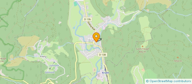 localisation de l'entreprise SCI DE L'EGLISE  KRUTH