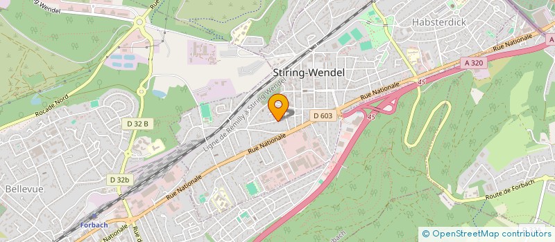 localisation de l'entreprise SCI DE L EGLISE  STIRING-WENDEL