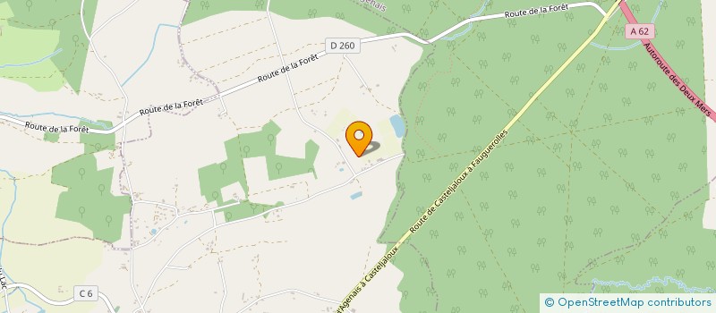 localisation de l'entreprise SCI DE L'EGLISE  SAINTE-GEMME-MARTAILLAC