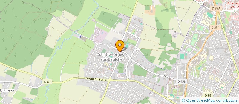 localisation de l'entreprise SCI DE L'EGLISE  SAINT-GEORGES-SUR-BAULCHE