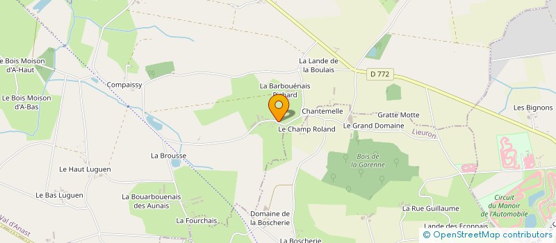 localisation de l'entreprise SCI DE L'EGLISE  VAL D'ANAST