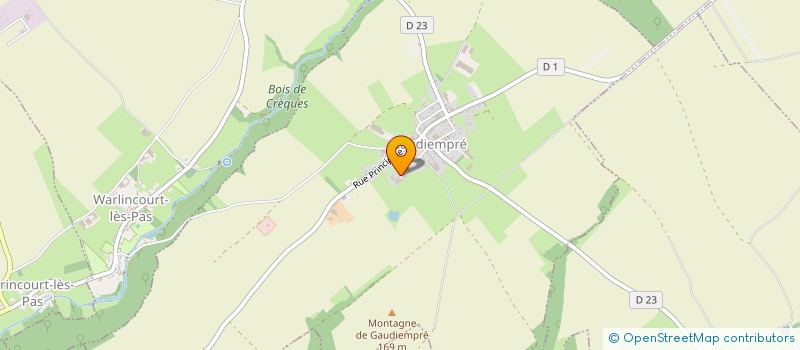 localisation de l'entreprise SCI DE L EGLISE  GAUDIEMPRE