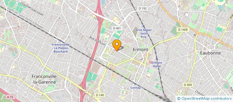 localisation de l'entreprise SCI DE L'EGLISE à ERMONT