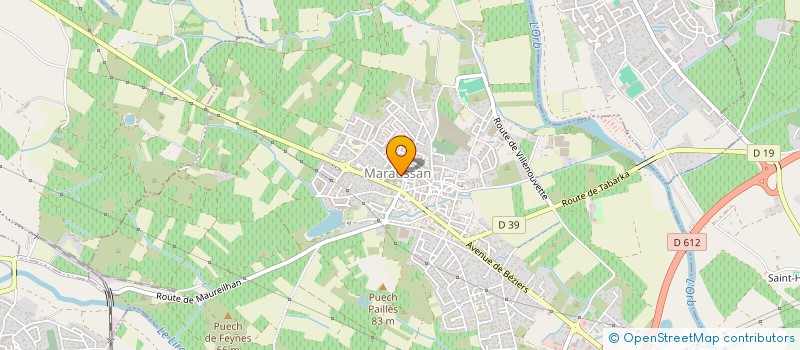 localisation de l'entreprise SCI DE L'EGLISE  MARAUSSAN