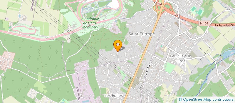 localisation de l'entreprise SCI DE L'EGLISE à LINAS