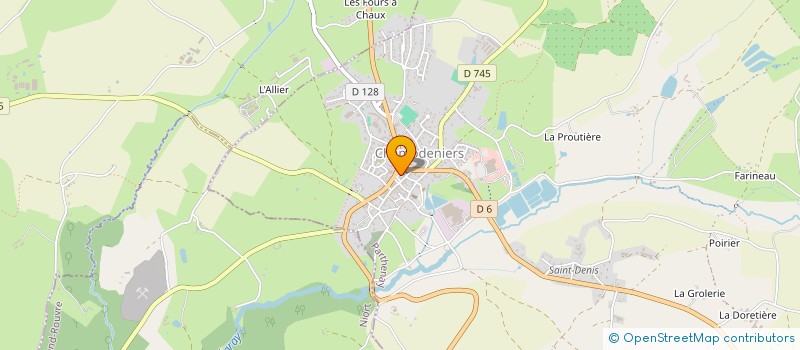 localisation de l'entreprise SCI DE L EGRAY  CHAMPDENIERS