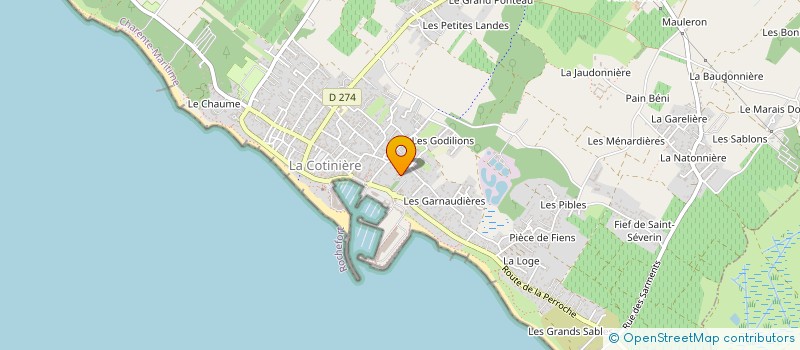 localisation de l'entreprise SCI DE L EGUILLE  SAINT-PIERRE-D'OLERON