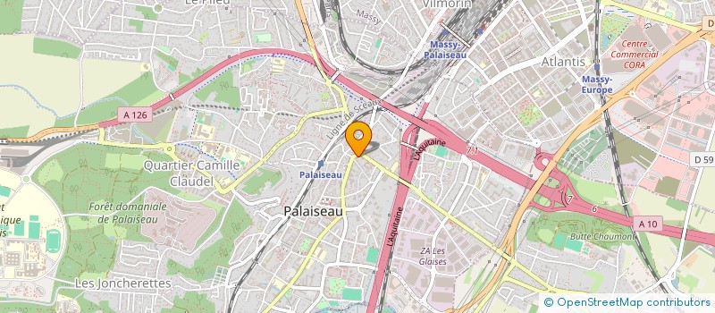 localisation de l'entreprise SCI DE L'ELEPHANT à PALAISEAU