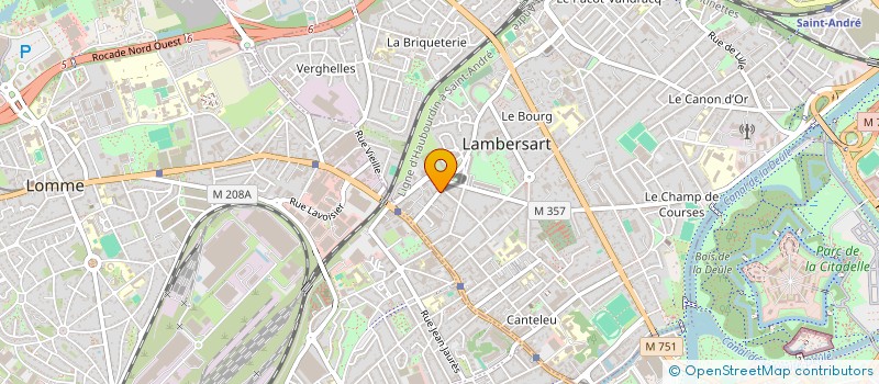 localisation de l'entreprise SCI DE L'ELEPHANT à LAMBERSART