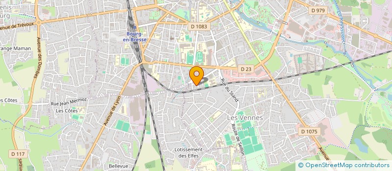 localisation de l'entreprise SCI DE L'ELVIE à BOURG-EN-BRESSE