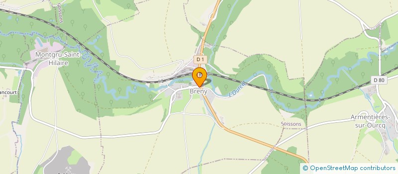 localisation de l'entreprise SCI DE L'EMAILLEUR  OULCHY-LA-VILLE