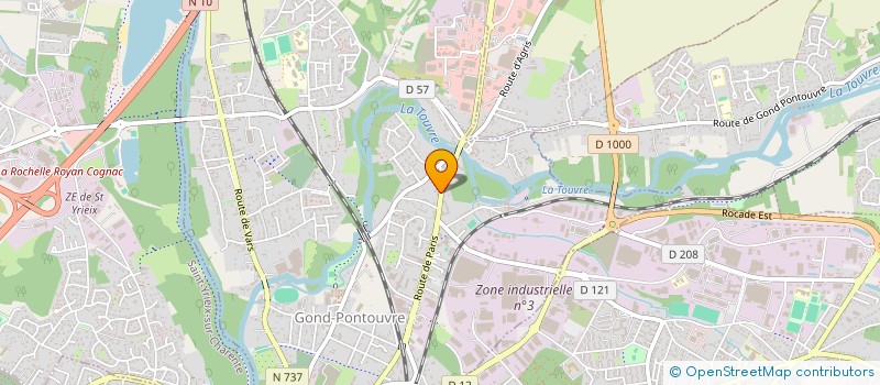 localisation de l'entreprise SCI DE L'EMBELLY  GOND-PONTOUVRE