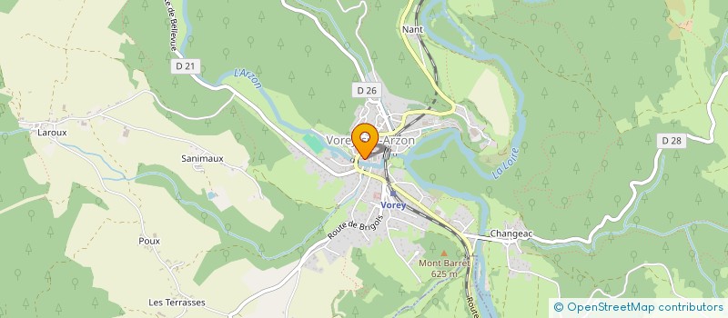 localisation de l'entreprise SCI DE L'EMBLAVEZ  VOREY