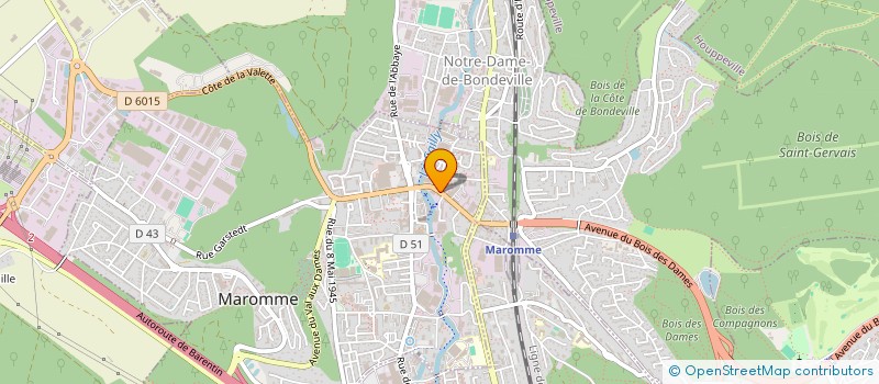 localisation de l'entreprise SCI DE L EMPIRE  MAROMME