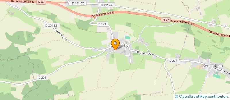 localisation de l'entreprise SCI DE L ENCENS  COULOMBY