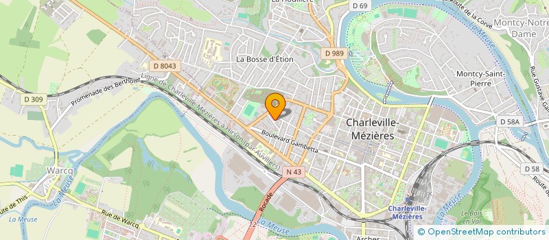 localisation de l'entreprise SCI DE L ENCLOS à CHARLEVILLE-MEZIERES