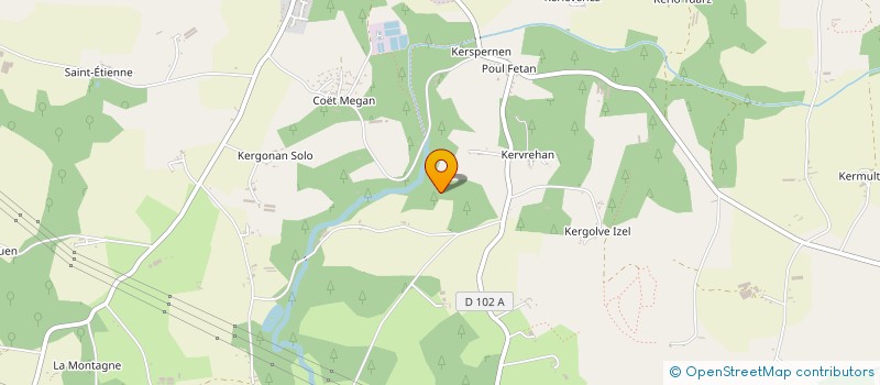 localisation de l'entreprise SCI DE L'ENCLOS  LANGUIDIC