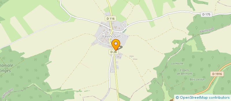 localisation de l'entreprise SCI DE L'ENCLOS à VAVINCOURT