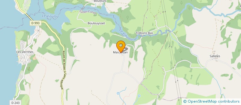 localisation de l'entreprise SCI DE L ENCLOS DE LAFFOUX  SALLES-CURAN