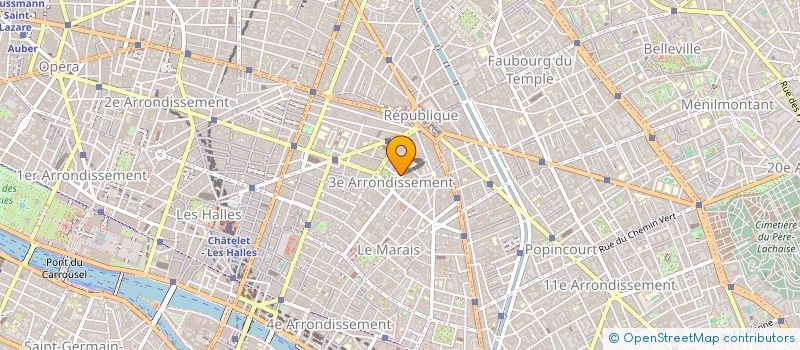 localisation de l'entreprise SCI DE L'ENCLOS  DU TEMPLE  PARIS